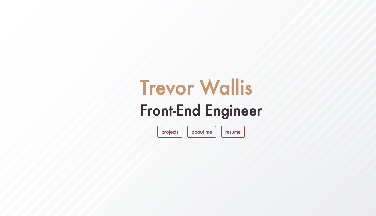 Trevor Wallis portfolio screenshot